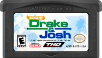 Drake and Josh GameBoy Advance US box art